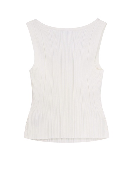 Self-Portrait Ribbed Tank Top