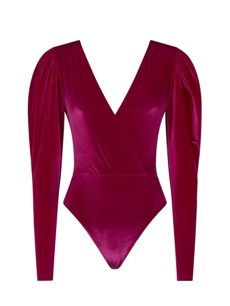 Fucsia Velvet Bodywear / One Piece Swimsuit