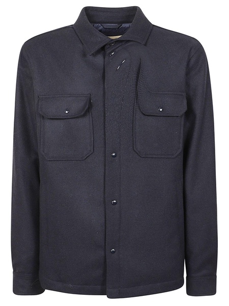 Woolrich Long-Sleeved Straight Hem Shirt