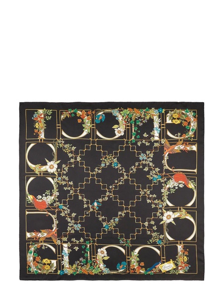 Gucci Cruise Logo Silk Foulard