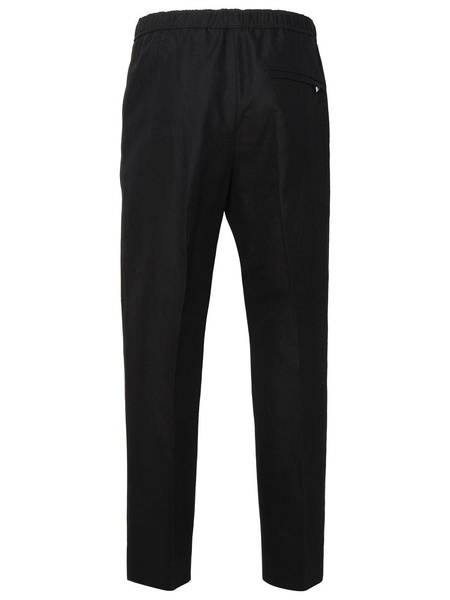 Mid-rise Tapered Cropped Trousers