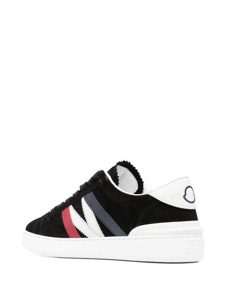 Monaco M Leather-Trimmed Suede Sneakers