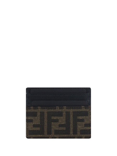 FF-jacquard leather card holder