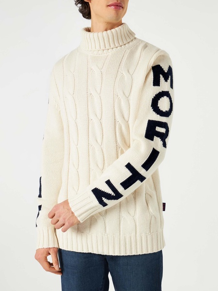 Turtleneck Braided Sweater Saint Moritz