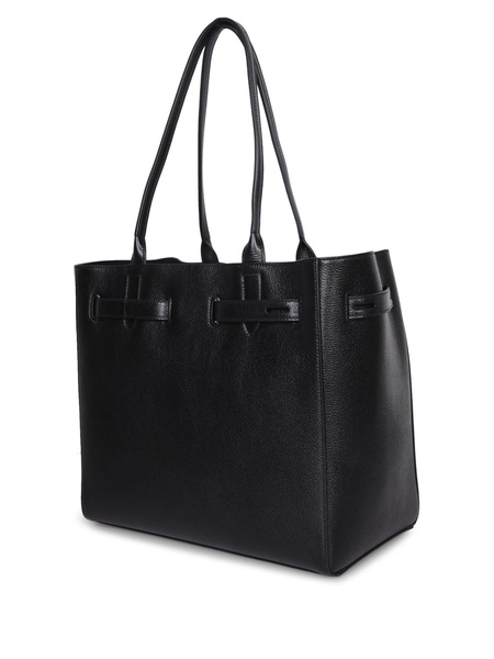 Black Medium Grain Tote Bag