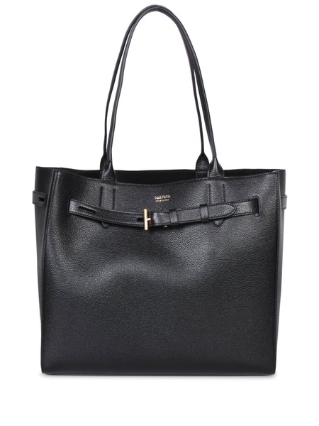 Black Medium Grain Tote Bag