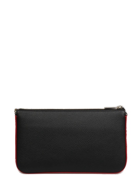 Christian Louboutin Black Leather Loubila Pouch