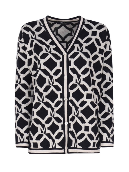 'S Max Mara V-Neck Long-Sleeved Cardigan