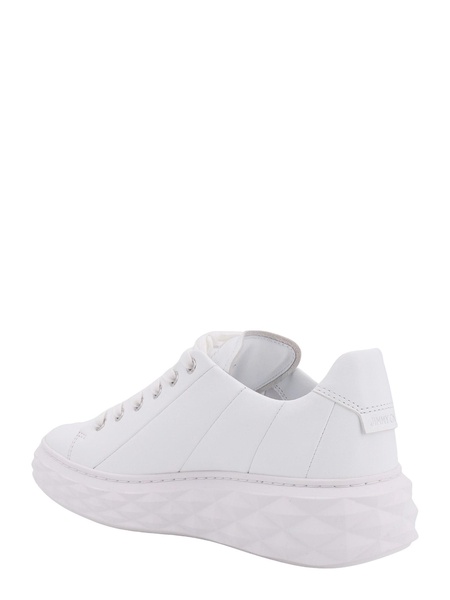 White Diamond Light Maxi Leather Sneakers