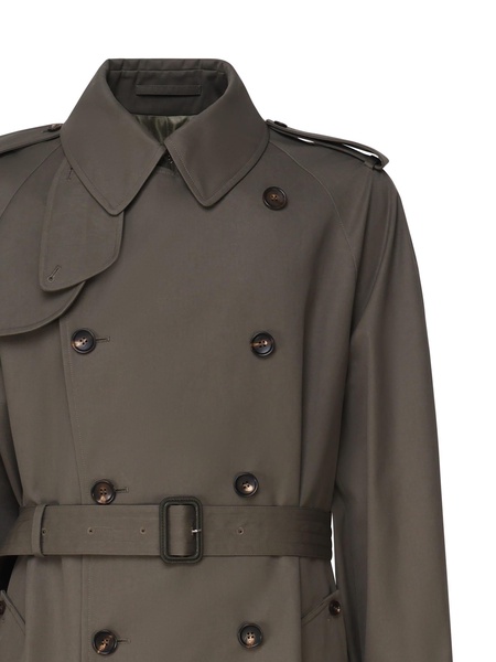 Trenchcoat In Blended Cotton