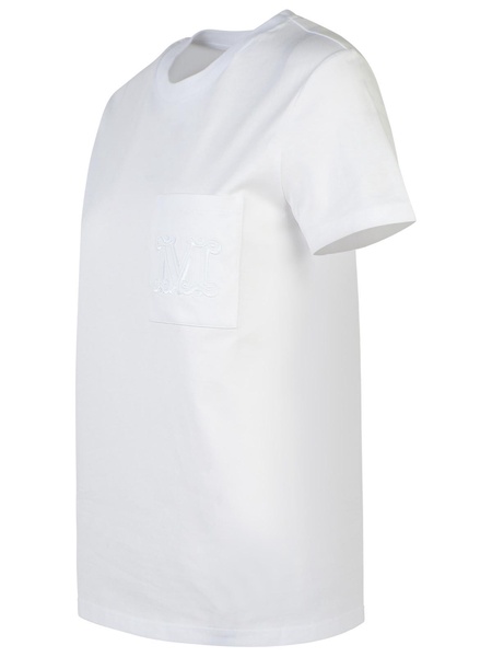 Max Mara 'Papaia' White Cotton T-Shirt Woman