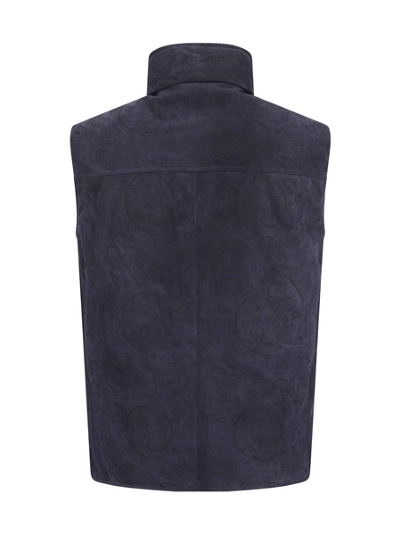 Brunello Cucinelli High-Neck Button-Up Gilet