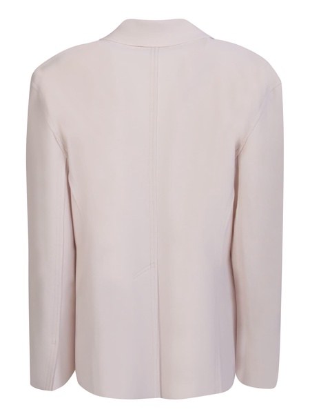 Easy Fit Ivory Single-breaste Jacket