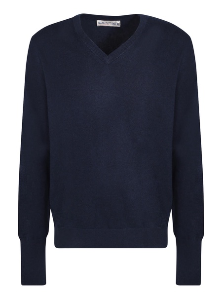 V-neck Dark Blue Jumper