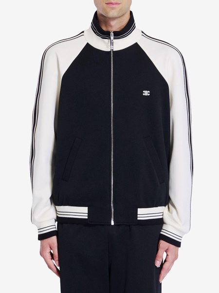 CELINE Triomphe Track Jacket – Black and Cream