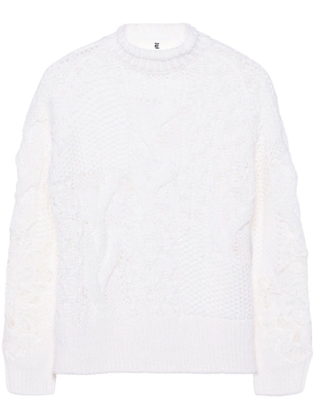 Ermanno Scervino Embroidered Wool Sweater