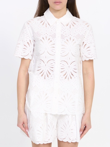 Sangallo lace shirt