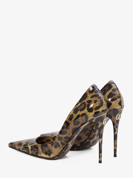 X Kim Brown 110 Leopard-Print Pumps