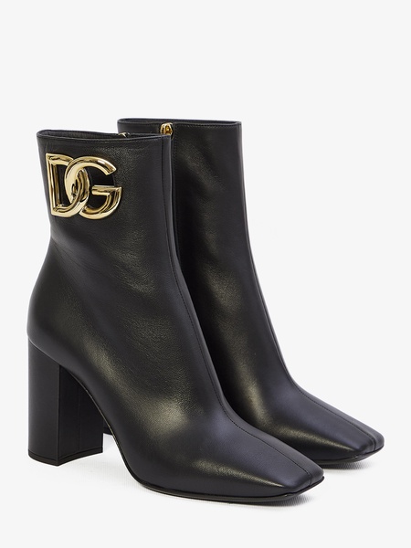 DOLCE & GABBANA Luxurious 23FW Women's Boots in Classic Black