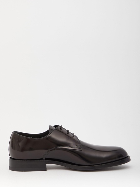 Leather derby shoes