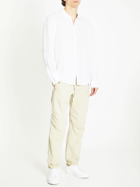 White linen shirt