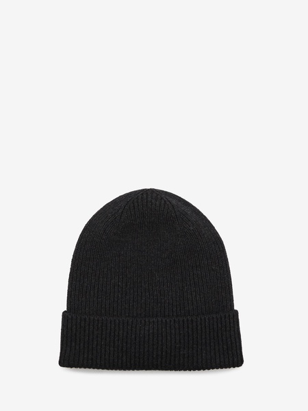 Wool beanie with logo