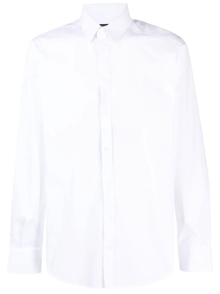 Dolce & Gabbana Cotton Shirt With Pleats At The Cuffs