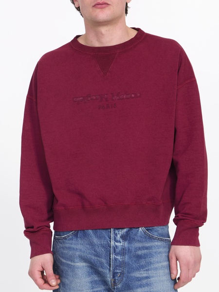 Reverse logo sweatshirt