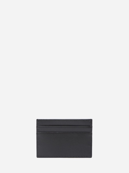 Black leather cardholder