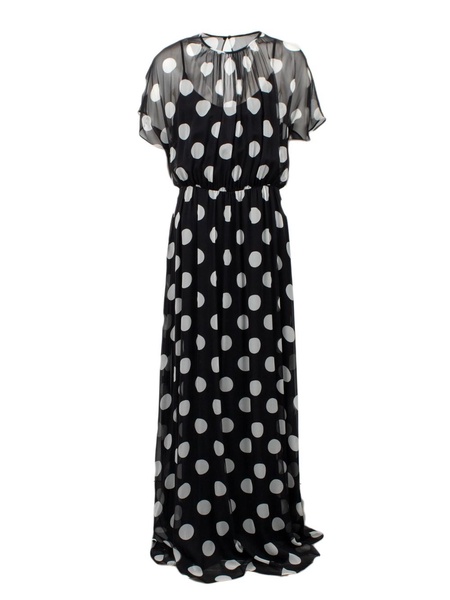 Max Mara Studio Dotted Crewneck Dress