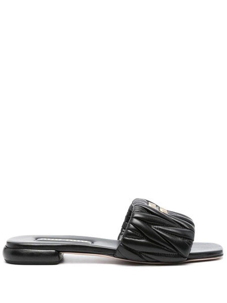 MATELASSE' SLIDER SANDAL