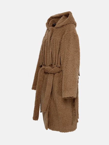 WOOL BLEND TEDDY COAT