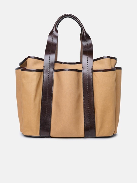 Max Mara 'Giardiniera' Brown Cotton Bag