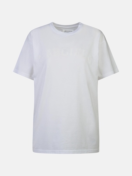 WHITE COTTON T-SHIRT