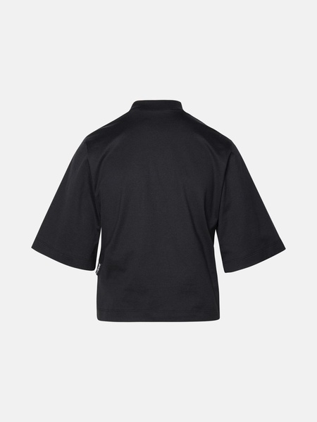 BLACK COTTON T-SHIRT