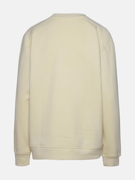 IVORY ORGANIC COTTON BLEND SWEATSHIRT