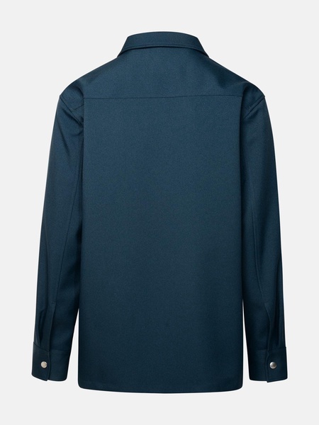 BLUE POLYESTER SHIRT