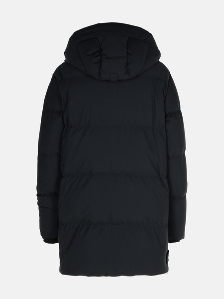 'CHELIA 3Q' BLACK NYLON BLEND PARKA