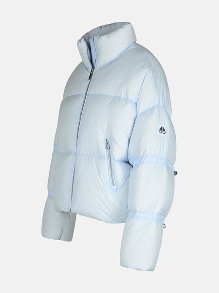 'AGATE' LIGHT BLUE NYLON DOWN JACKET