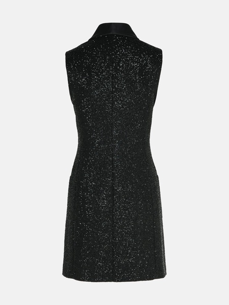 'EIFFEL' DRESS IN BLACK VISCOSE BLEND