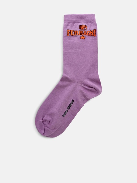 LILAC COTTON BLEND STOCKING