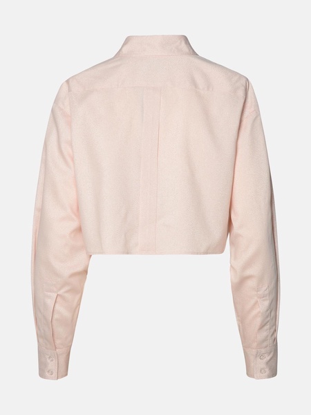 PINK VISCOSE BLEND SHIRT