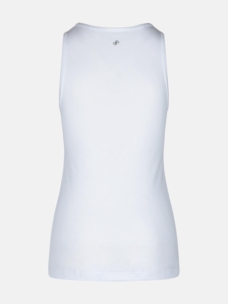 WHITE COTTON TANK TOP