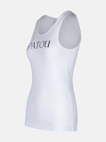 WHITE COTTON TANK TOP