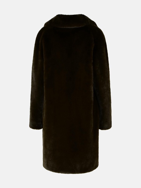 'TEDDY CAMILLE' BROWN FAUX FUR JACKET