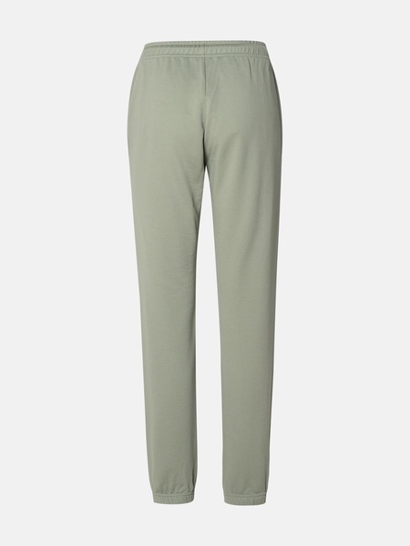 GREEN COTTON TRACK PANTS