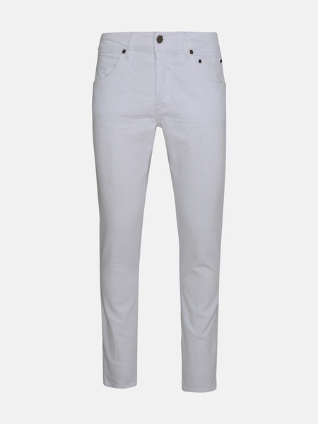 White cotton jeans