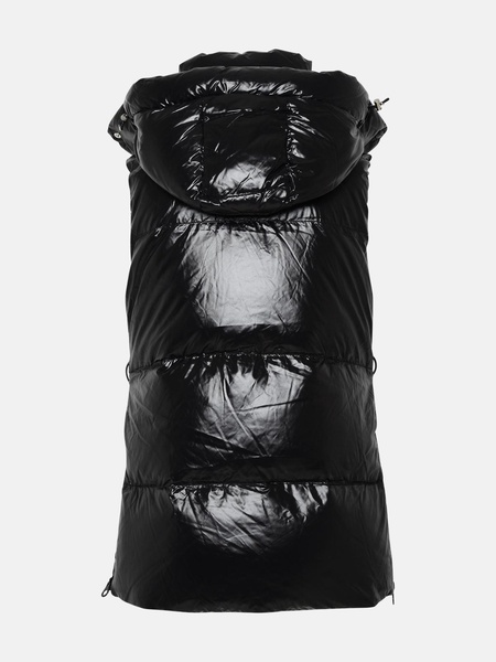 ALLORO' BLACK NYLON VEST