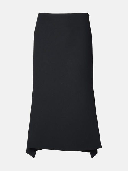 'ADELFI1234' BLACK POLYESTER SKIRT