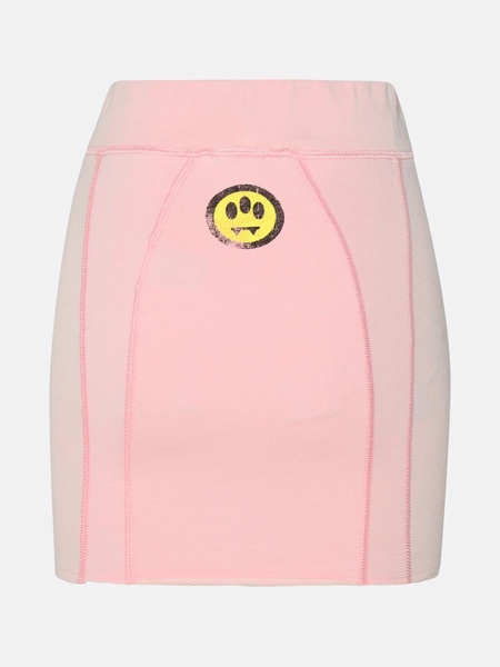 PINK COTTON MINISKIRT